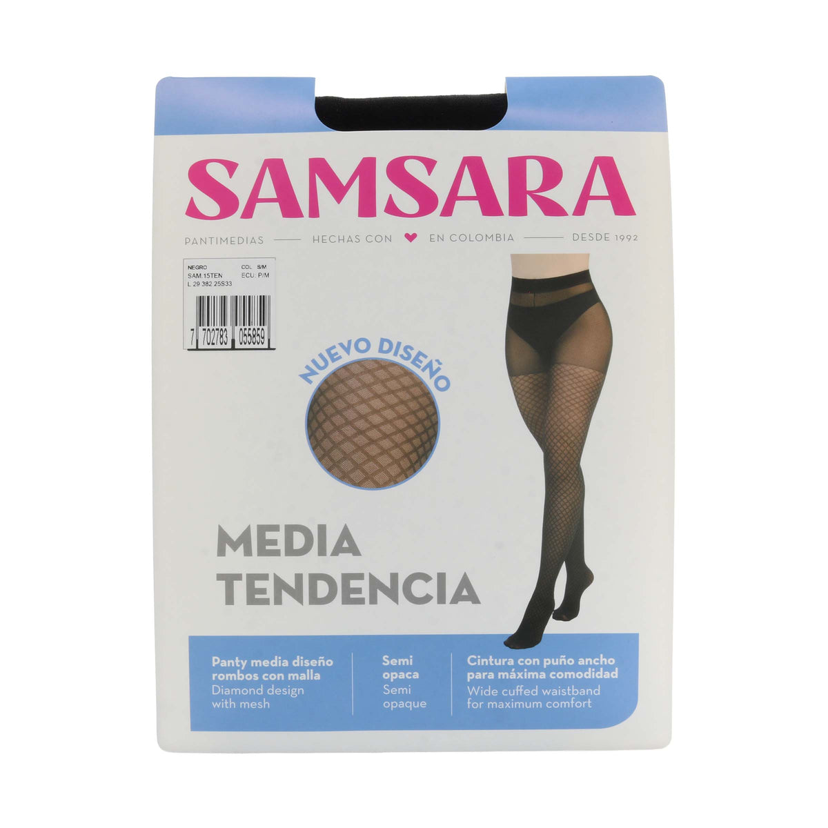 Panty Media Samsara Dise.tend. Negr S/M