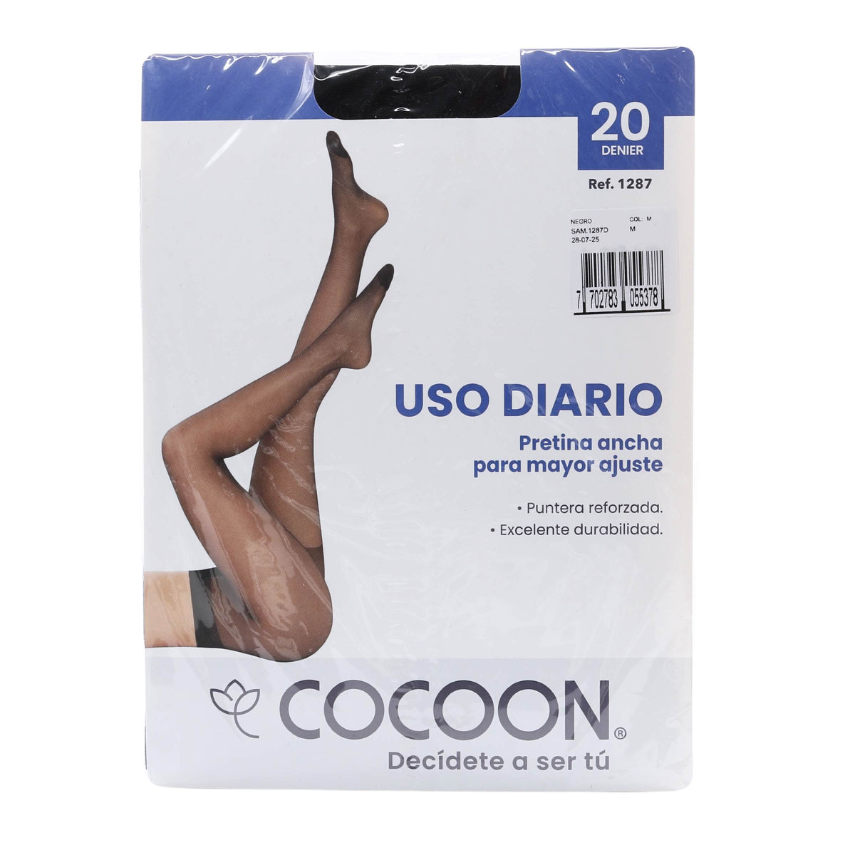 Pantymedia Cocoon Uso Diario Negro M