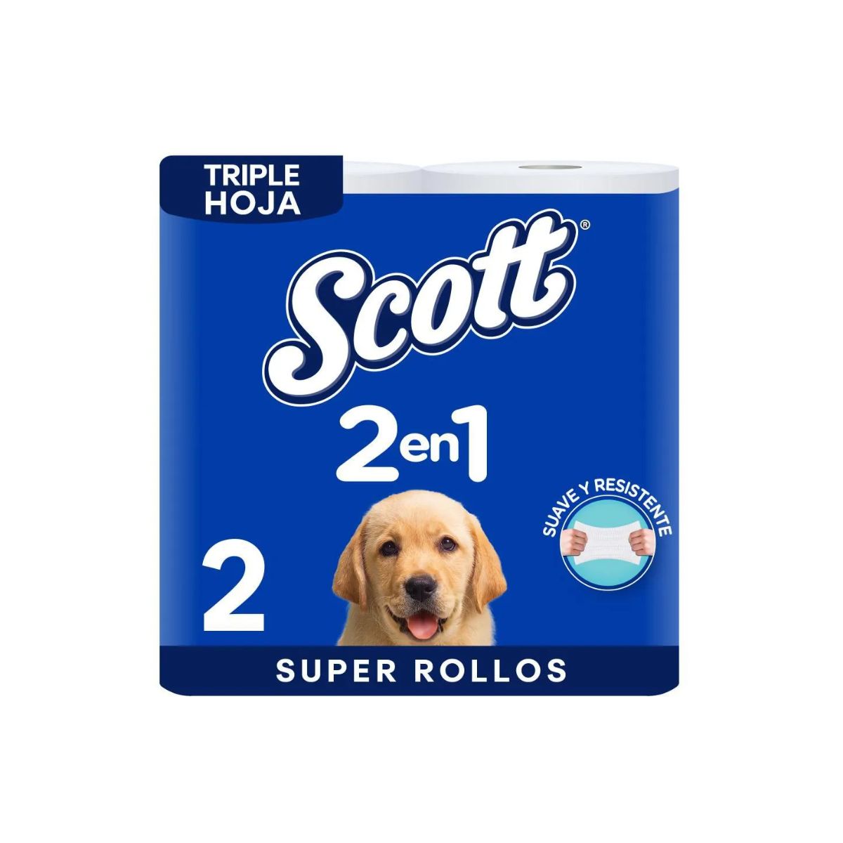 Papel Hig Scott 2 En 1 2 Rollos