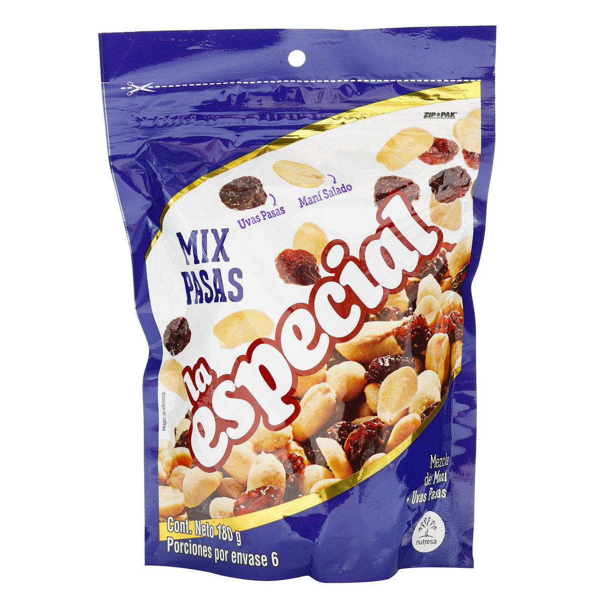 Pasab Especial Pasas Doypack 180 Gramos