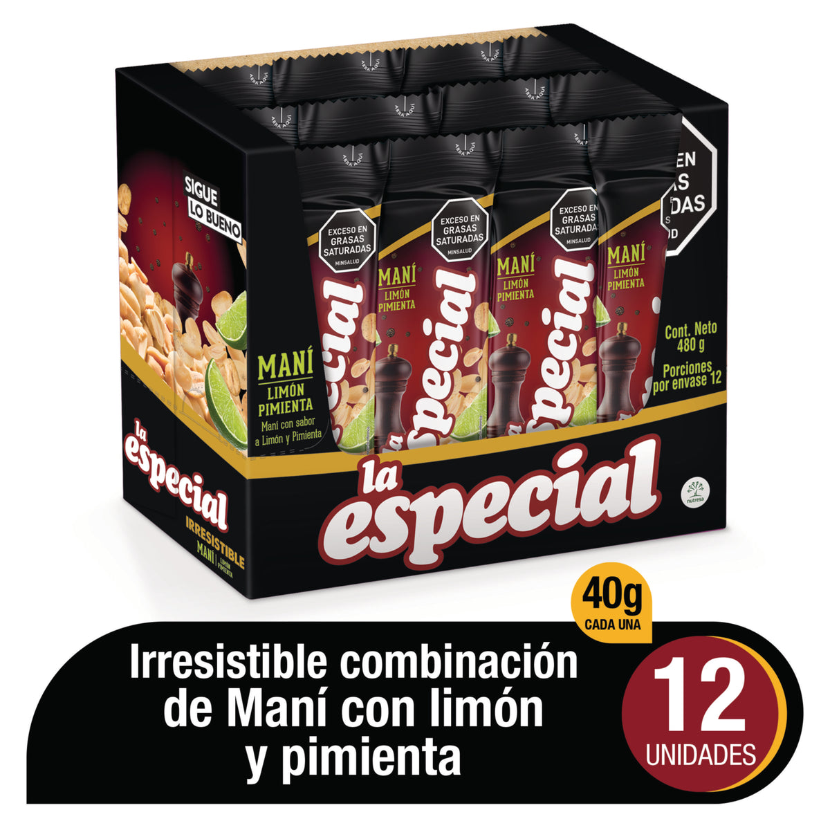 Pasab.la Especial Lim-Pim 40 G 12 Und