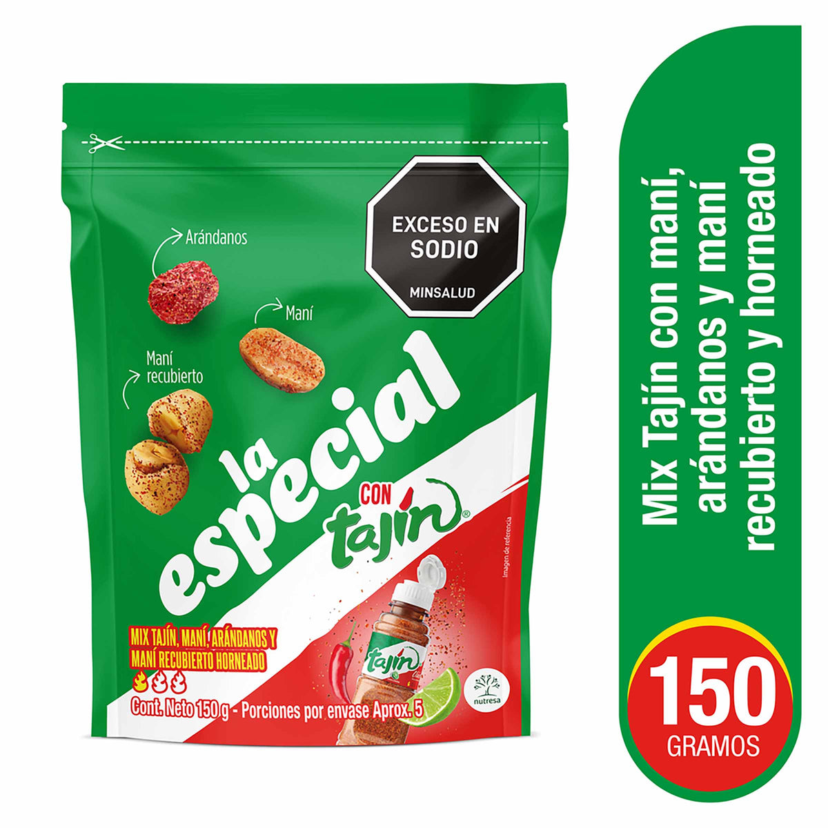 Pasabocas La Especial Tajin Doypack 150G