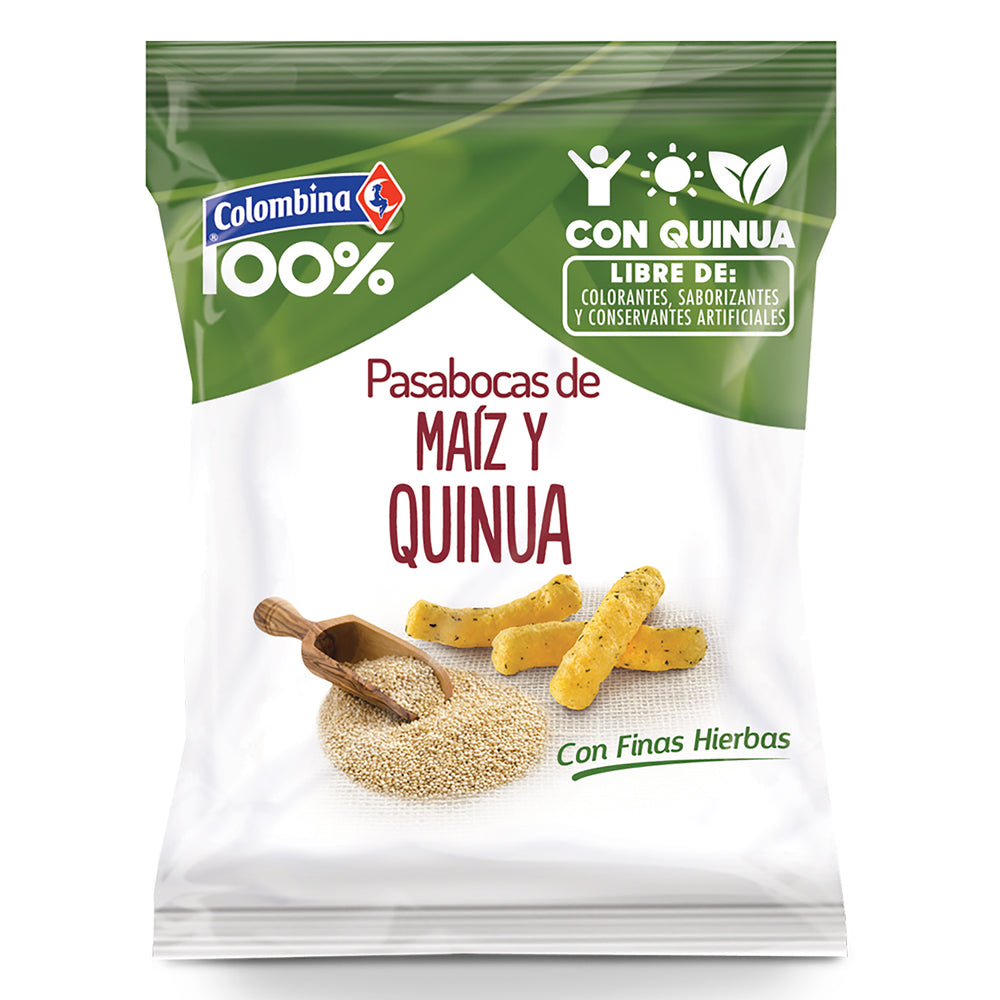 Pasabocas Maiz Y Quinua 40 Gr