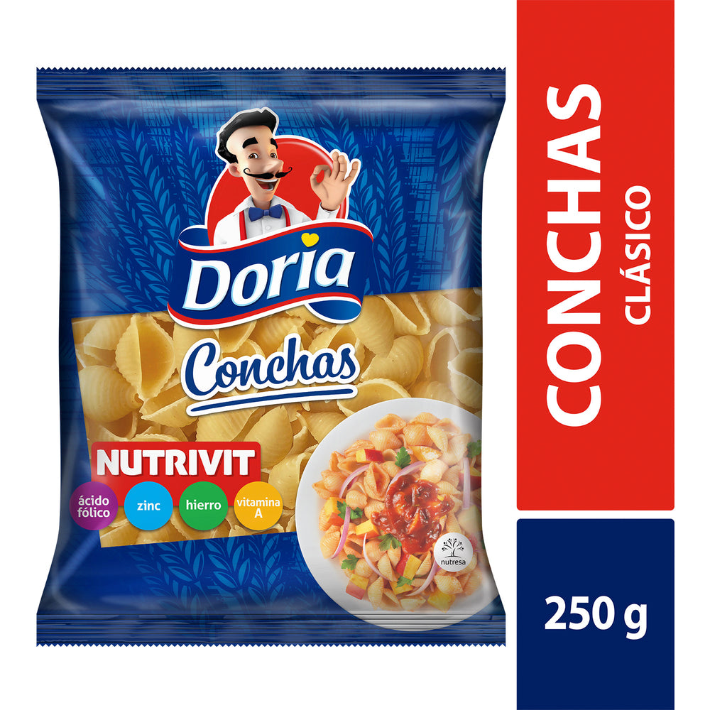 Pasta Conchas Doria 250 Gramos