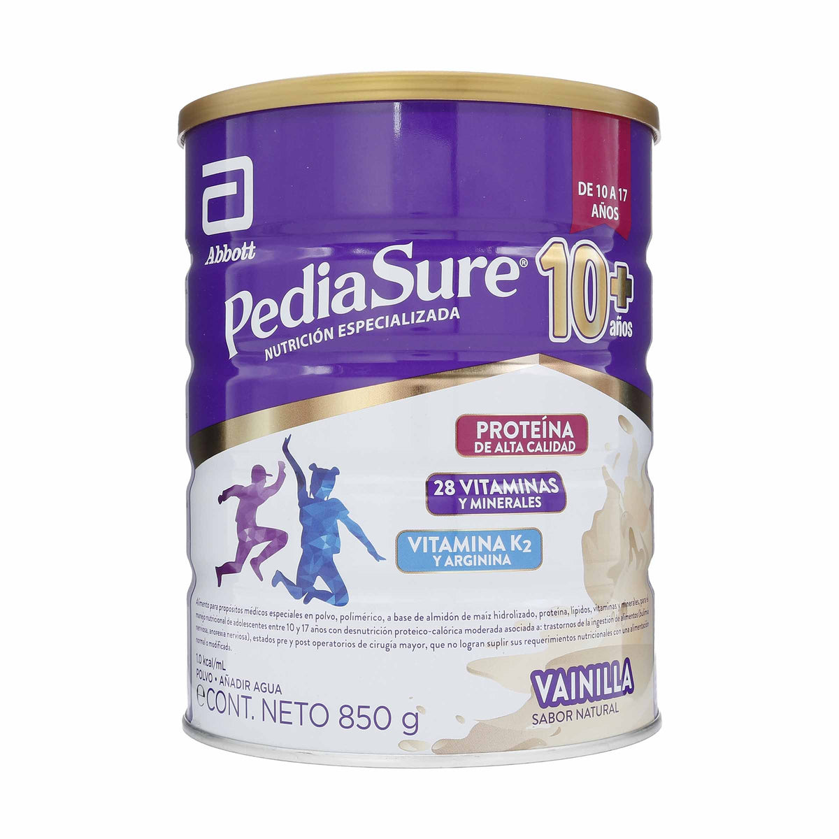 Pediasure 10 Anos+Vaini.850 Gr