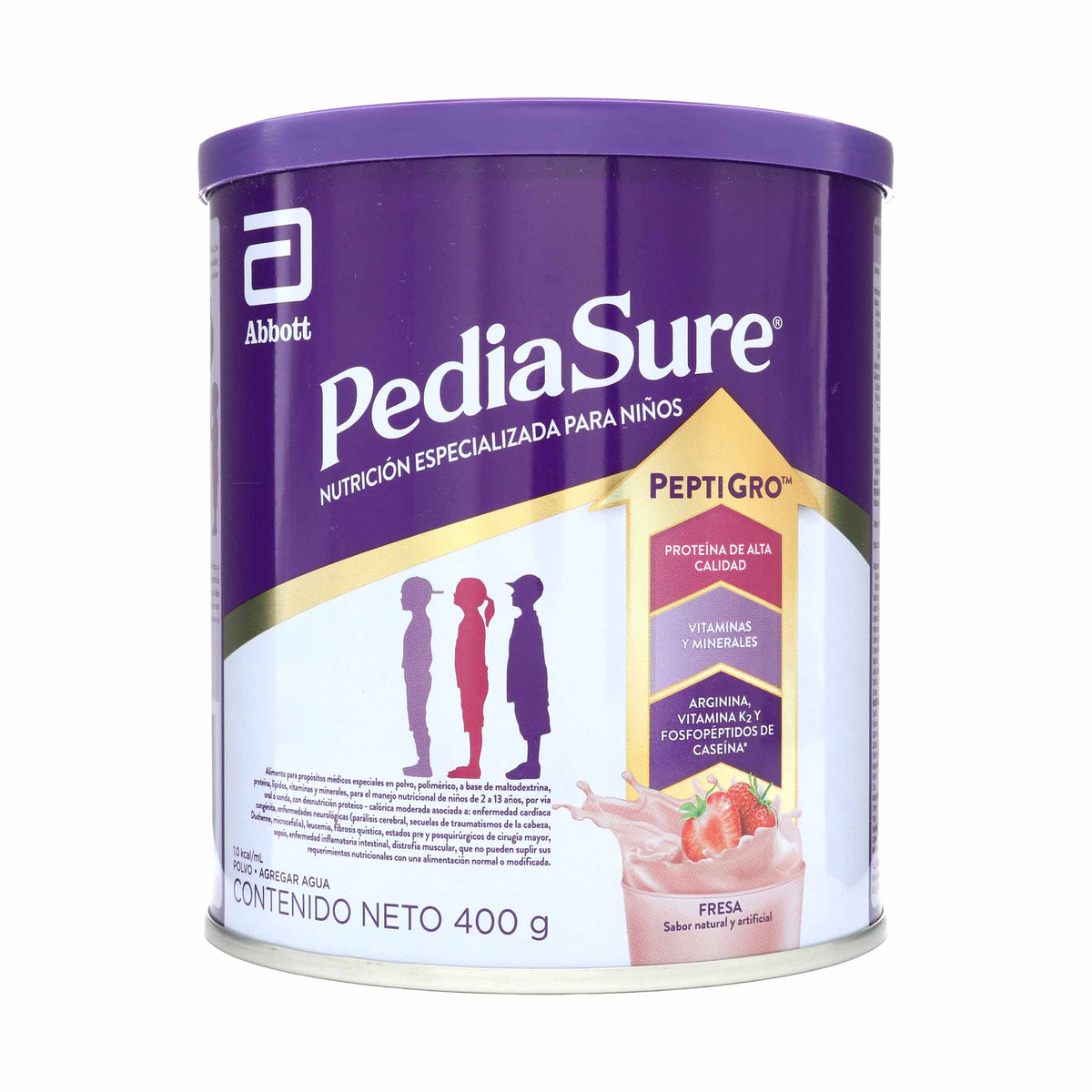 Pediasure Peptigro Fresa 400Grs