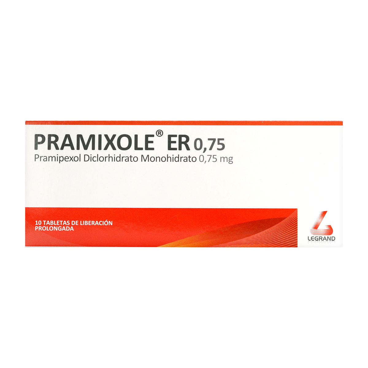 Pramixole Er 0.75 MG 10 Tbs