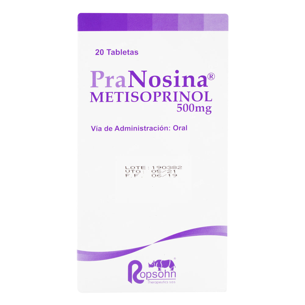 Pranosina 500 MG 20 Tabletas