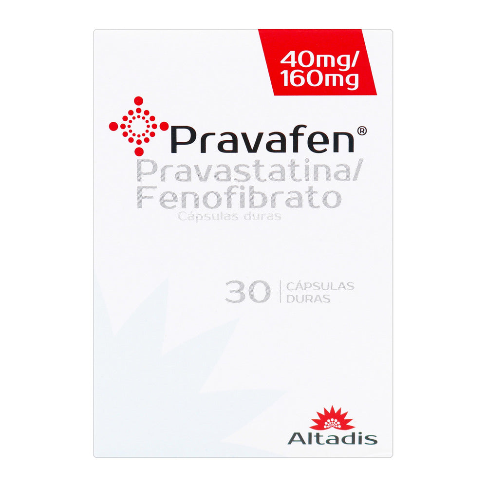 Pravafen 40/160 Frasco Por 30 Cápsulas 1 + 1