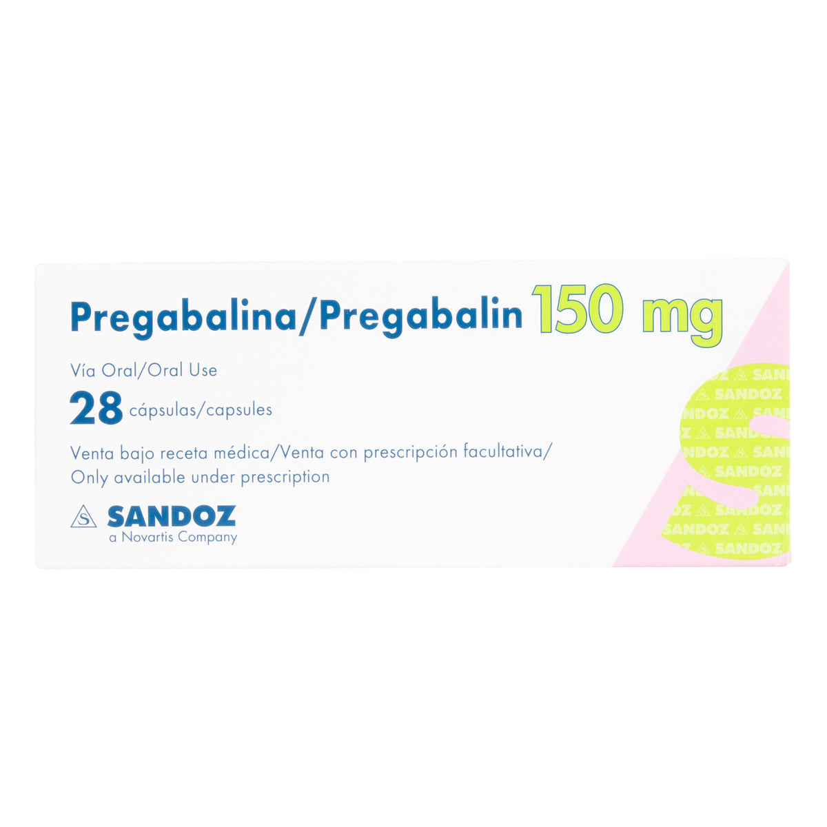 Pregabalina 150 MG 28 Cápsulas