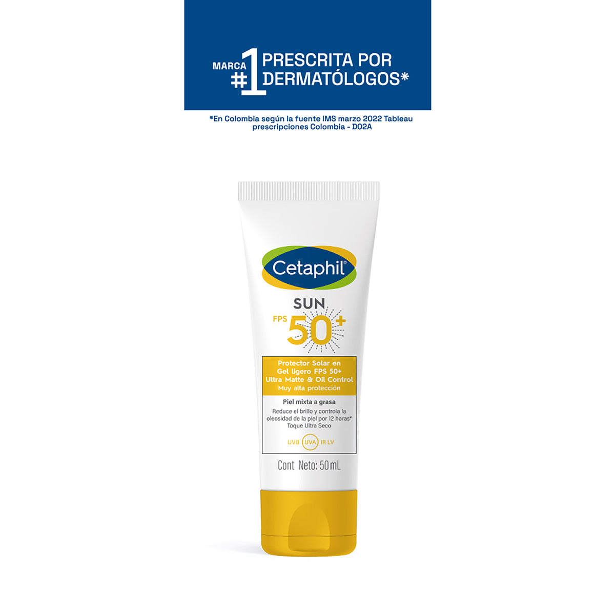 Prot.cetaphil Sun Oil Fps50 50 ML
