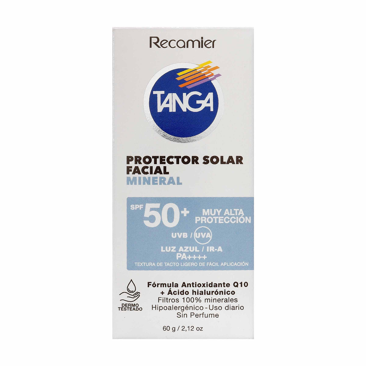 Prot Facial Mineral Tanga Spf50+ 60Grs