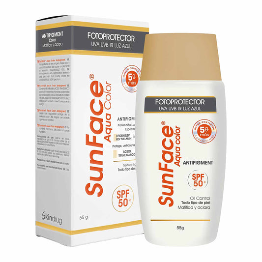Prot.sunface Aqua Color Spf 50+ 55 Gr