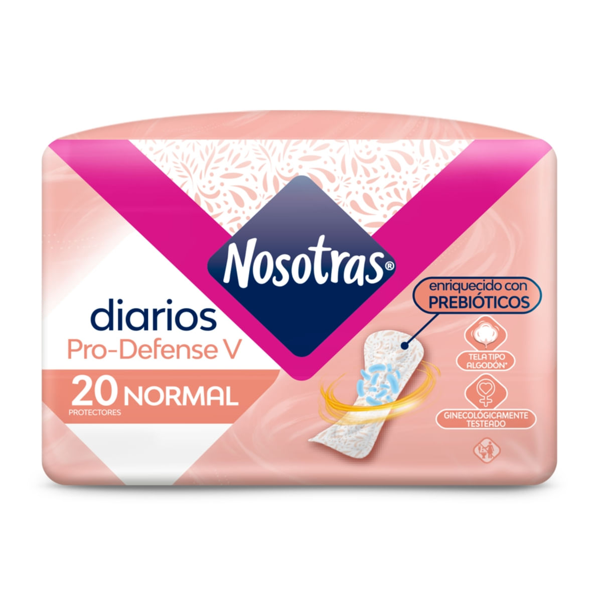 Protectores Diarios Nosotras Pro-Defensa V 20 Unidades