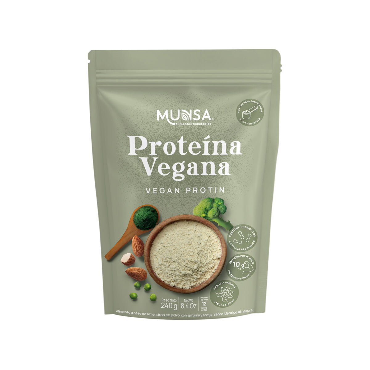 Proteina Vegana Munsa 240Gr Nti