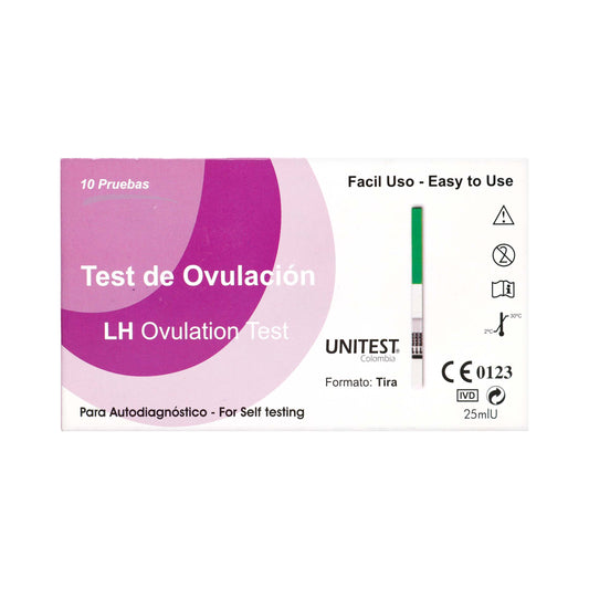 Prueba Ovulacion Tipo Tira Unitest