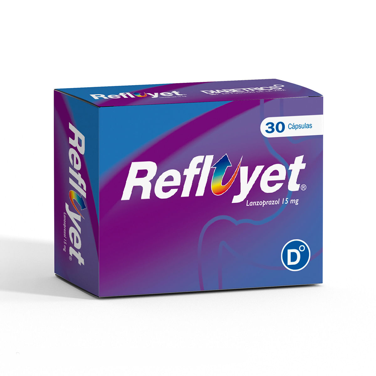 Refluyet Lanzoprazol 15 Miligramos Por 30 Cápsulas