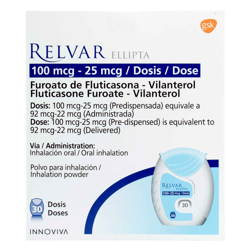 Relvar Ell.100/25MG 30D
