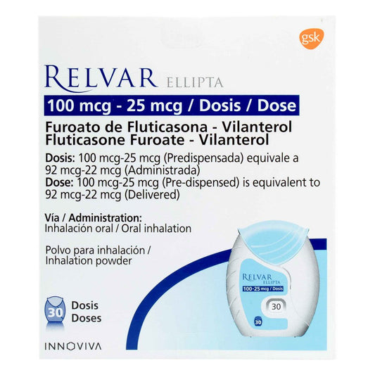 Relvar Ell.100/25MG 30D