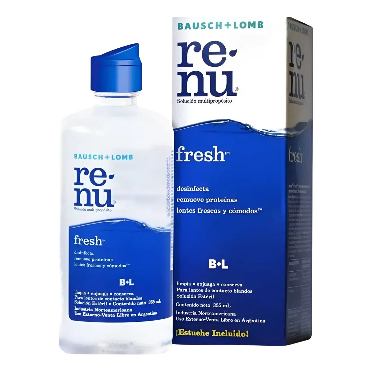 Renu Plus No Rub 355 ML Frasco