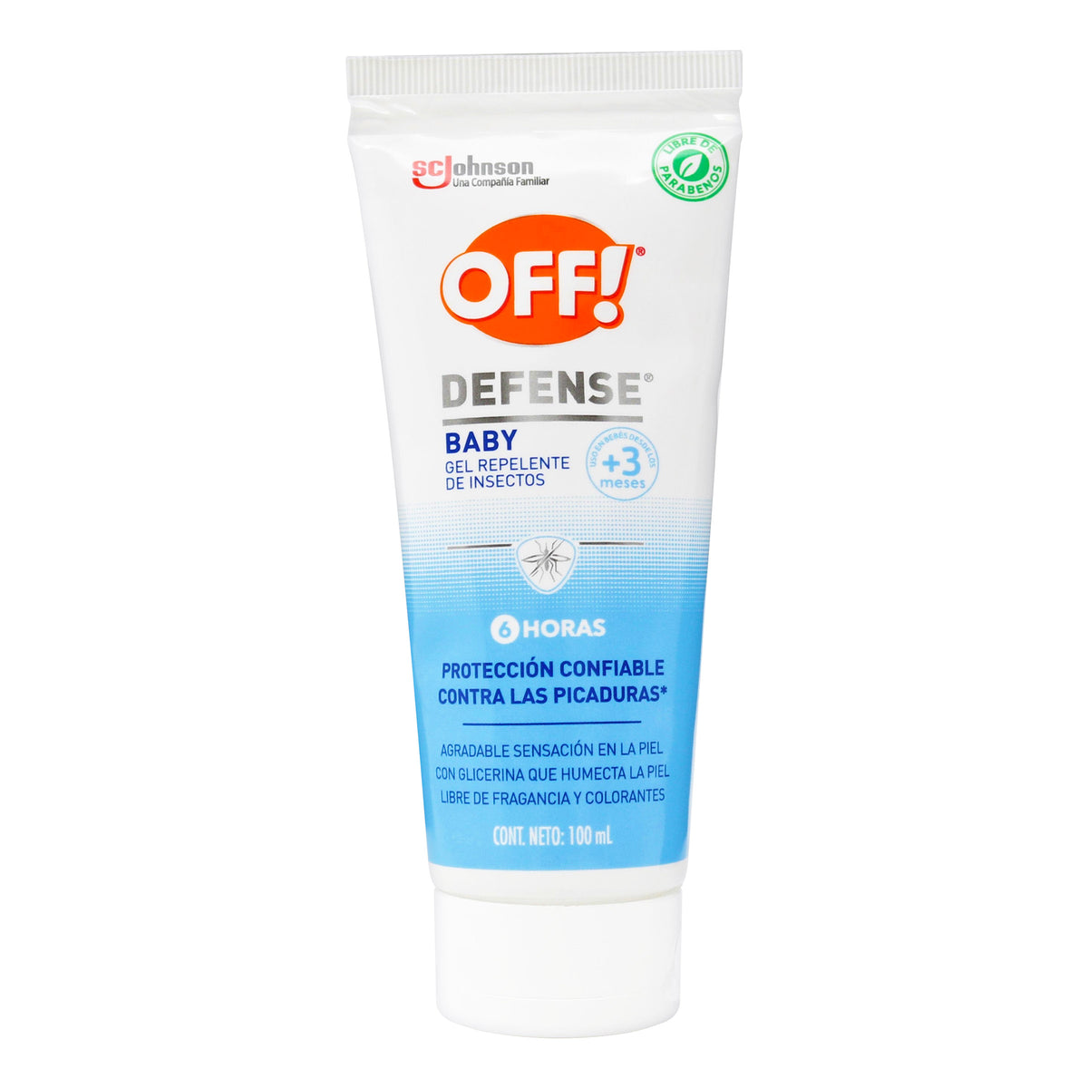 Repelente Off Defense Baby Gel 100ML