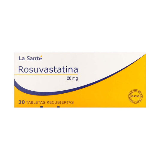 Rosuvastatina 20MG 30Tbs Recs Ls