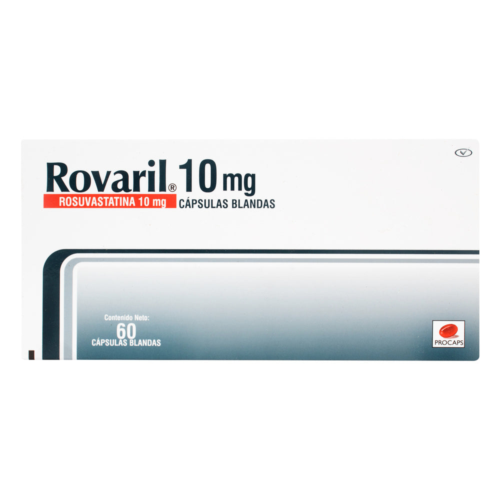 Rovaril 10 MG 60 Capsulas Blandas