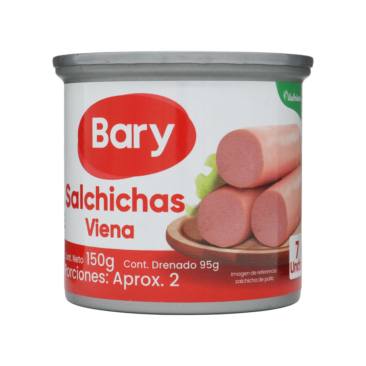Salchicha Bary Viena De Pollo 150Gr