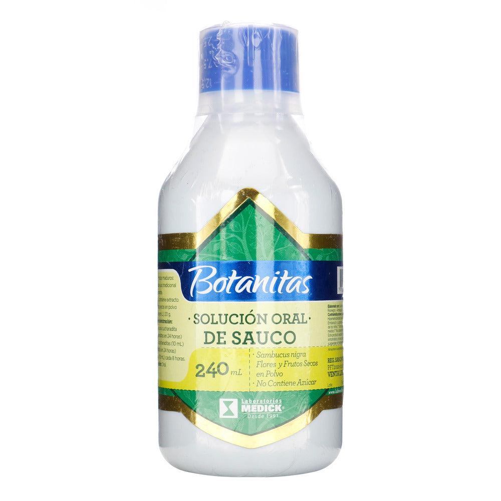 Solucion Oral De Sauco Botanitas 240 ML