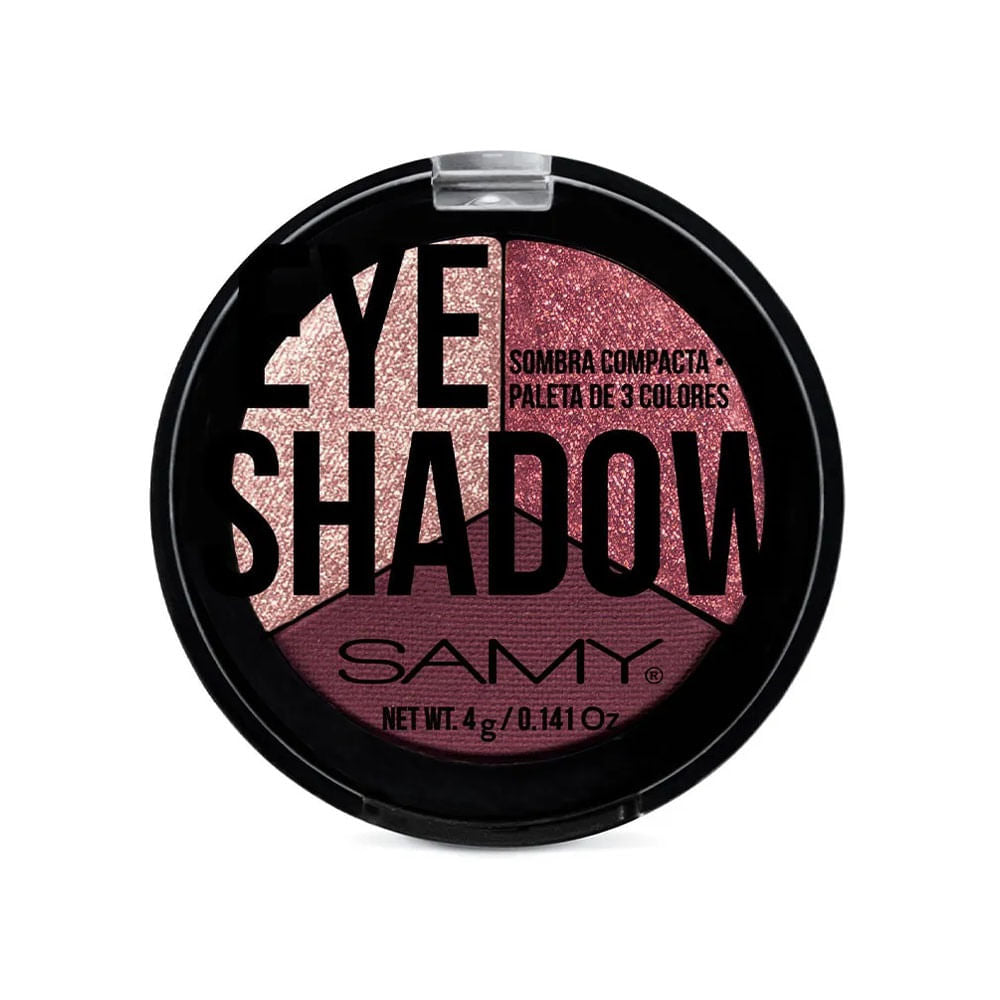Sombra Compacta Trío Samy 24 Rose Glam
