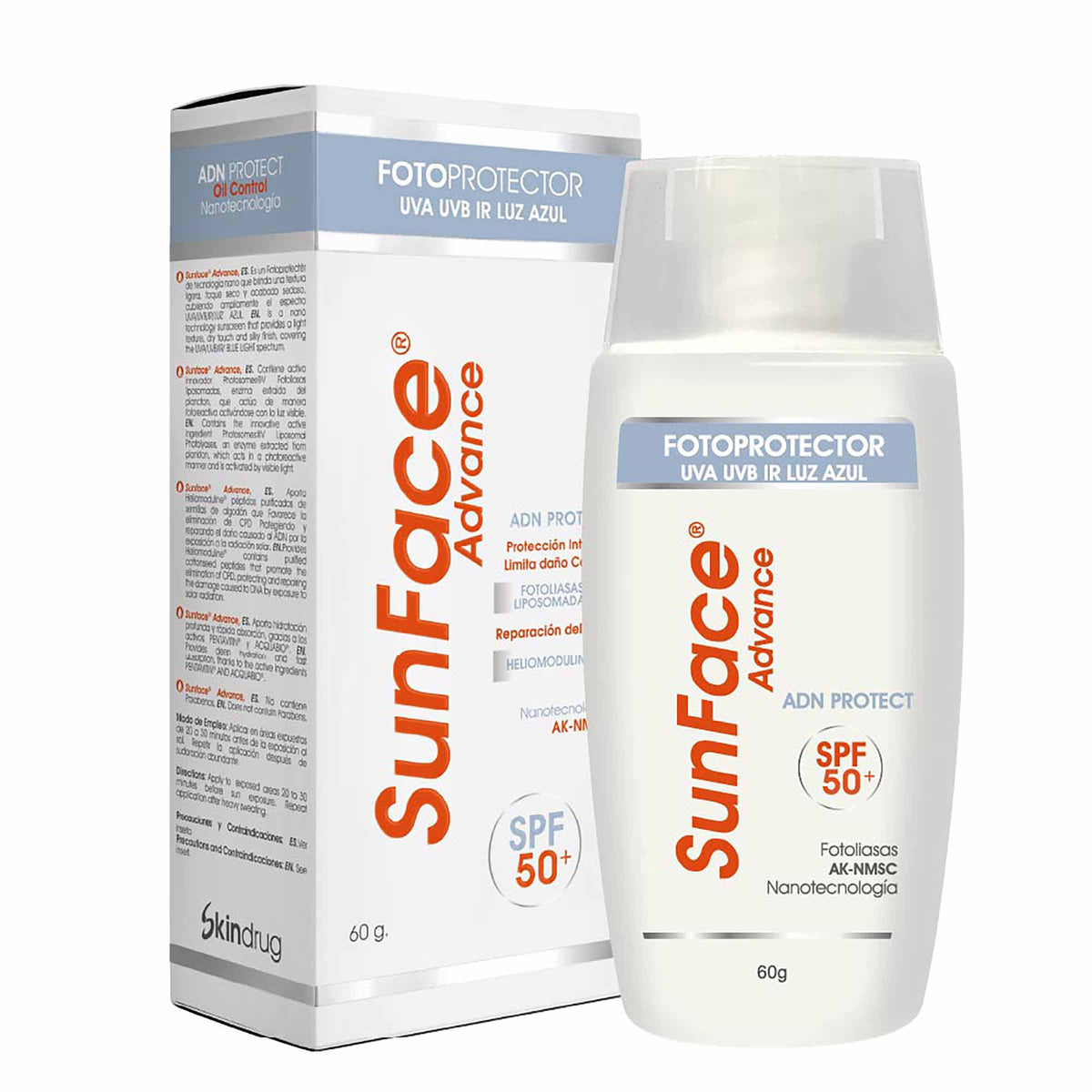 Sunface Advance Spf 50 X 60 Gramos