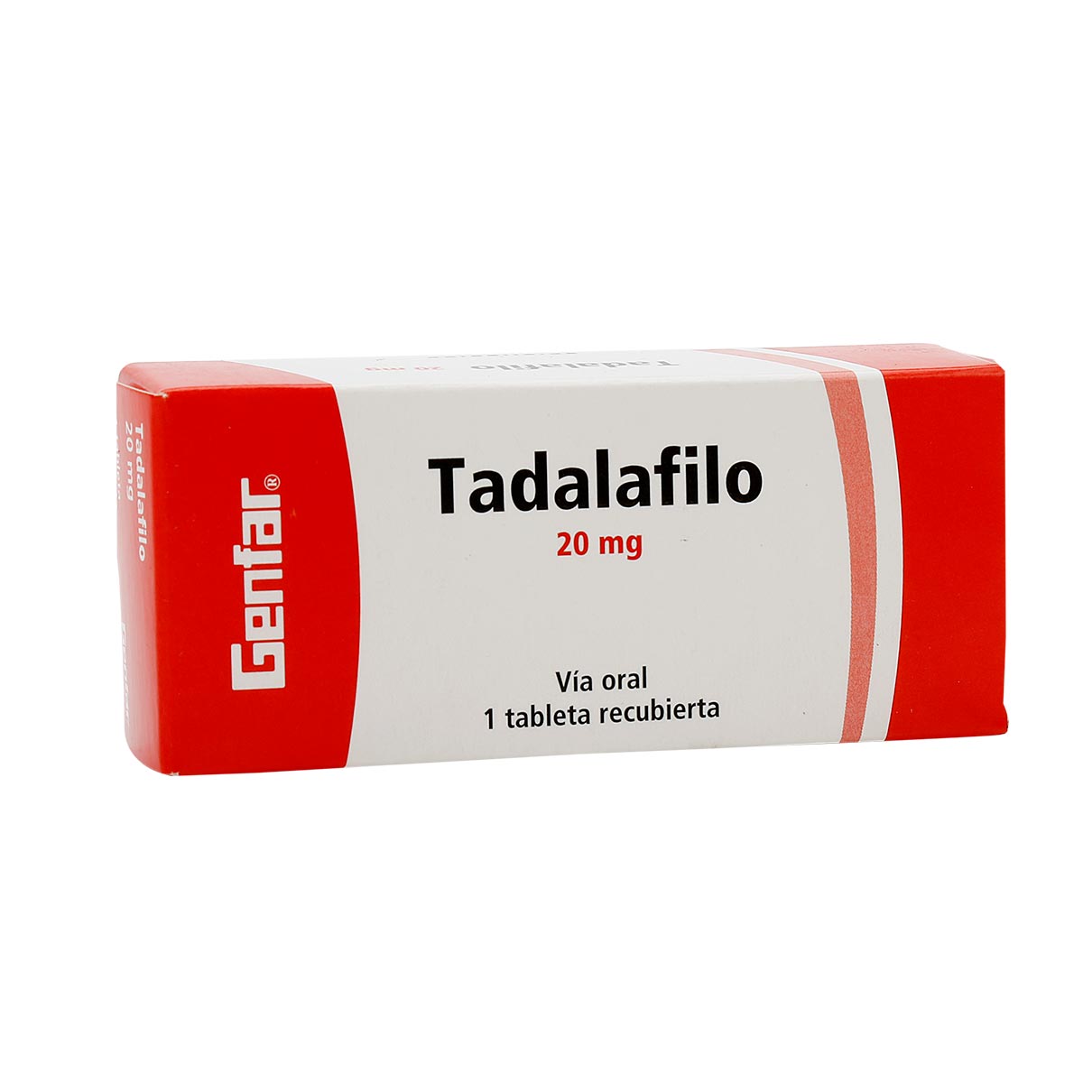 Tadalafilo 20 Miligramos 1 Comprimido Gf
