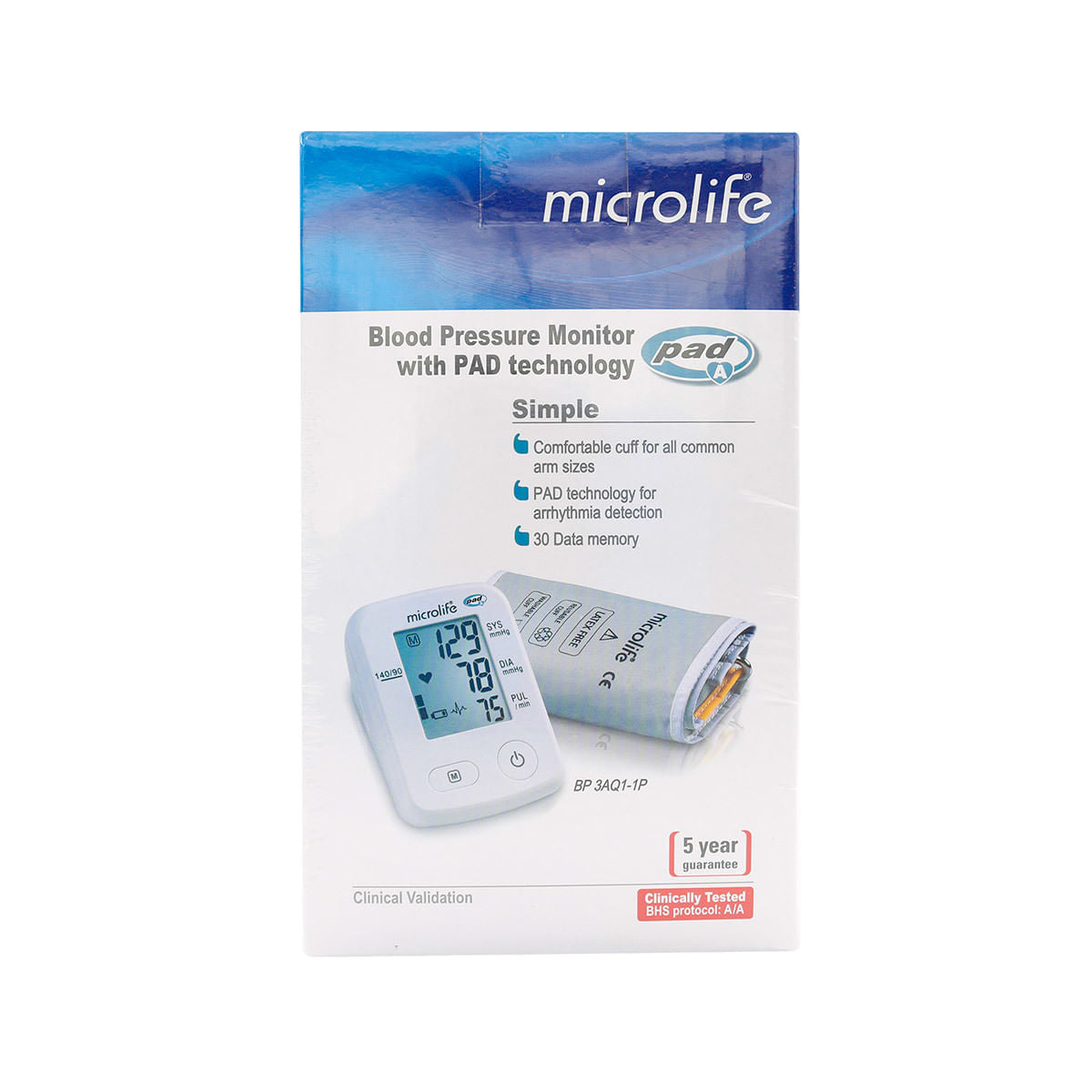 Tensiometro Digital Microlife Bp3Aq1-1P