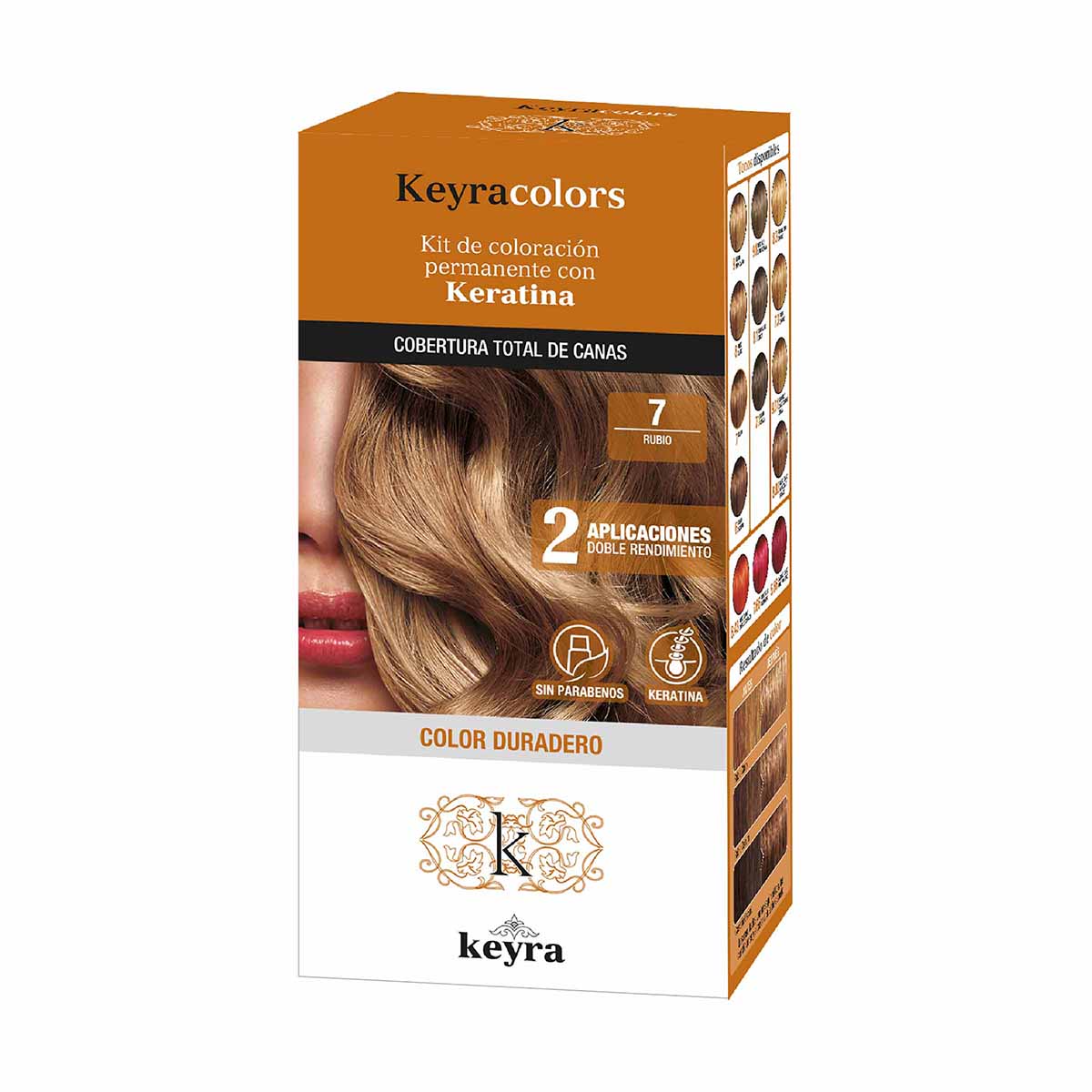 Tinte Keyra Kit 7 Rubio