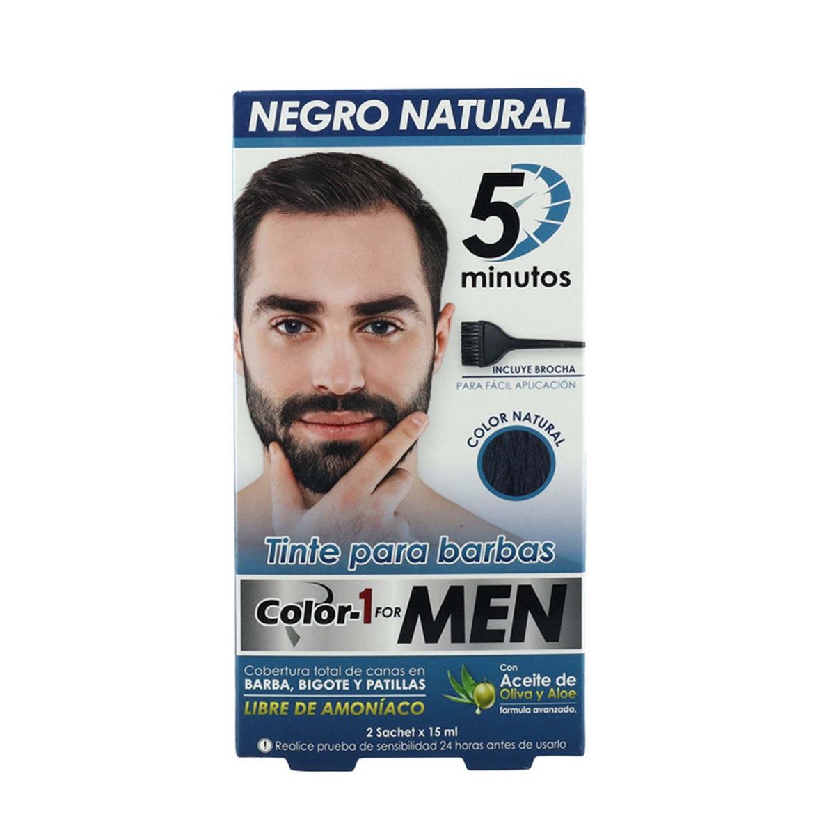 Tinte Para Barba 5 X 2 Sbs 15ML