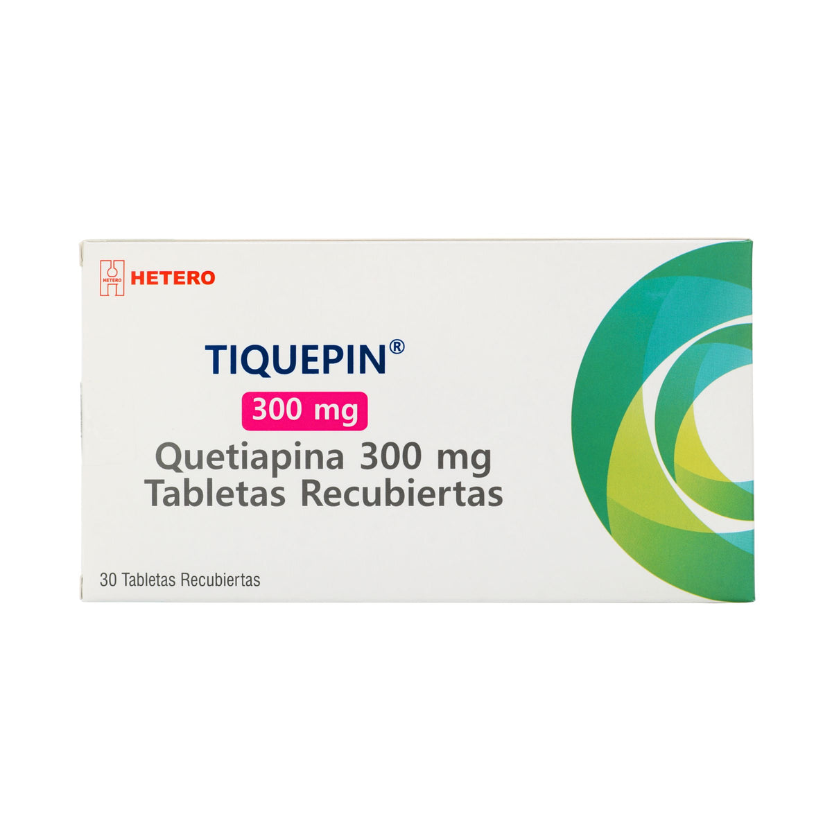 Tiquepin 300 MG 30 Tbs