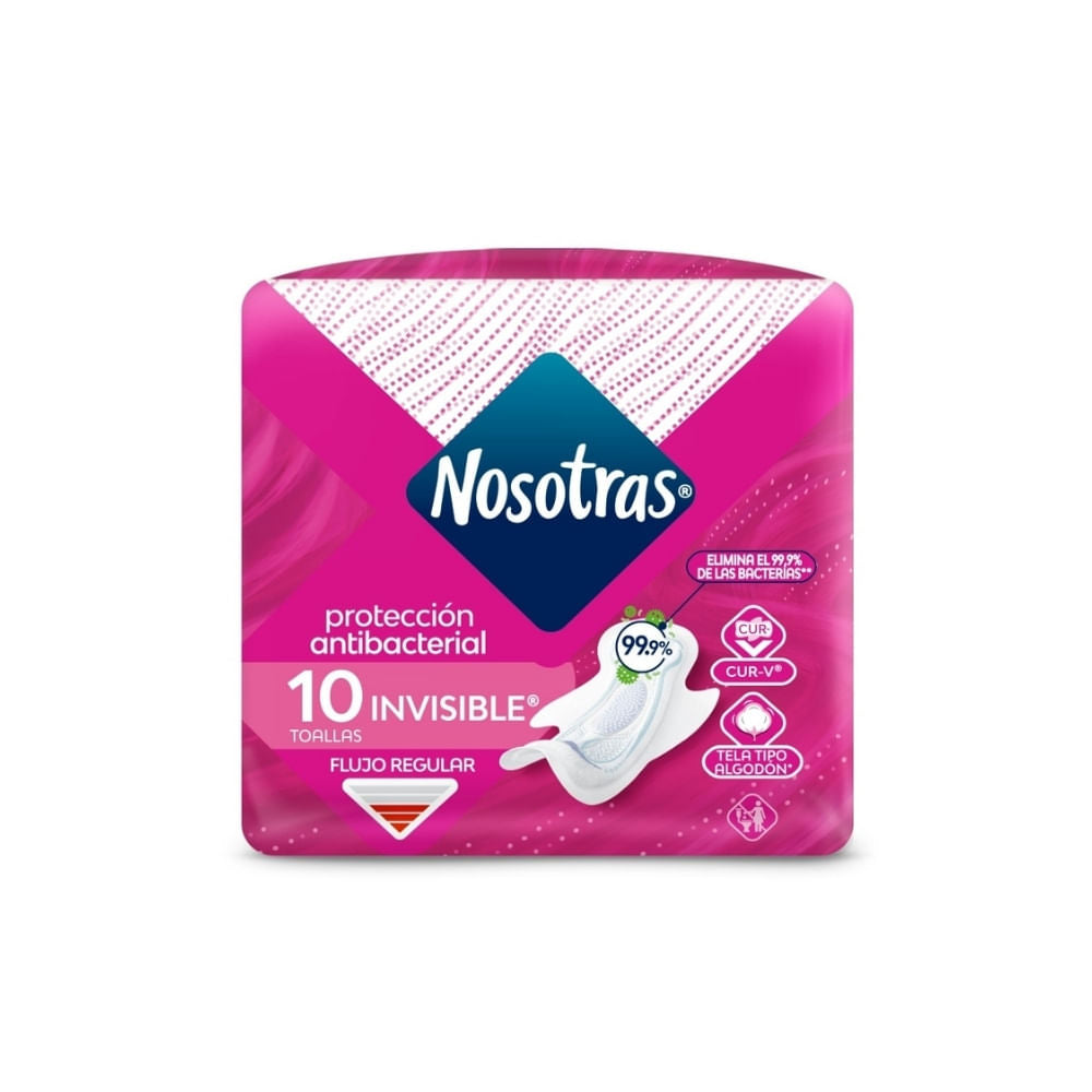 Toallas Nosotras Invisible X 10