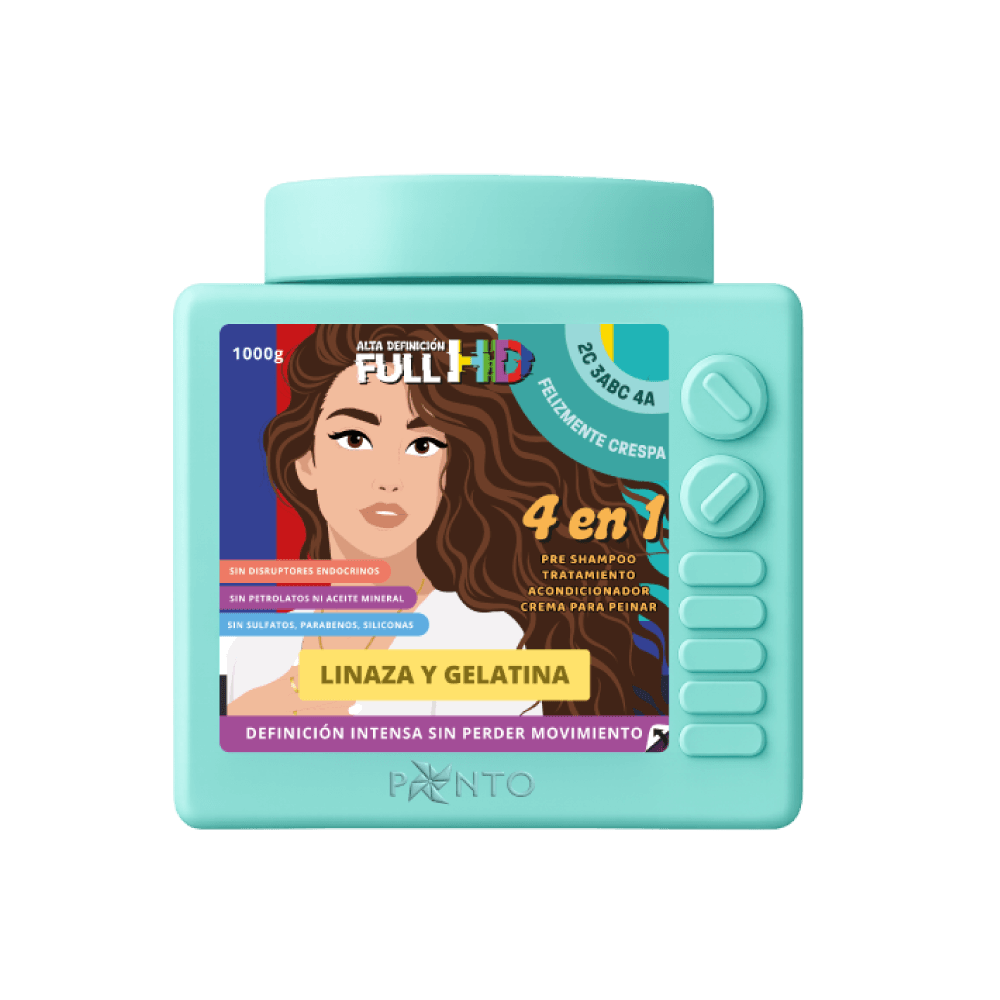 Tra. Ponto Crespas Hd 4 En 1 1000G