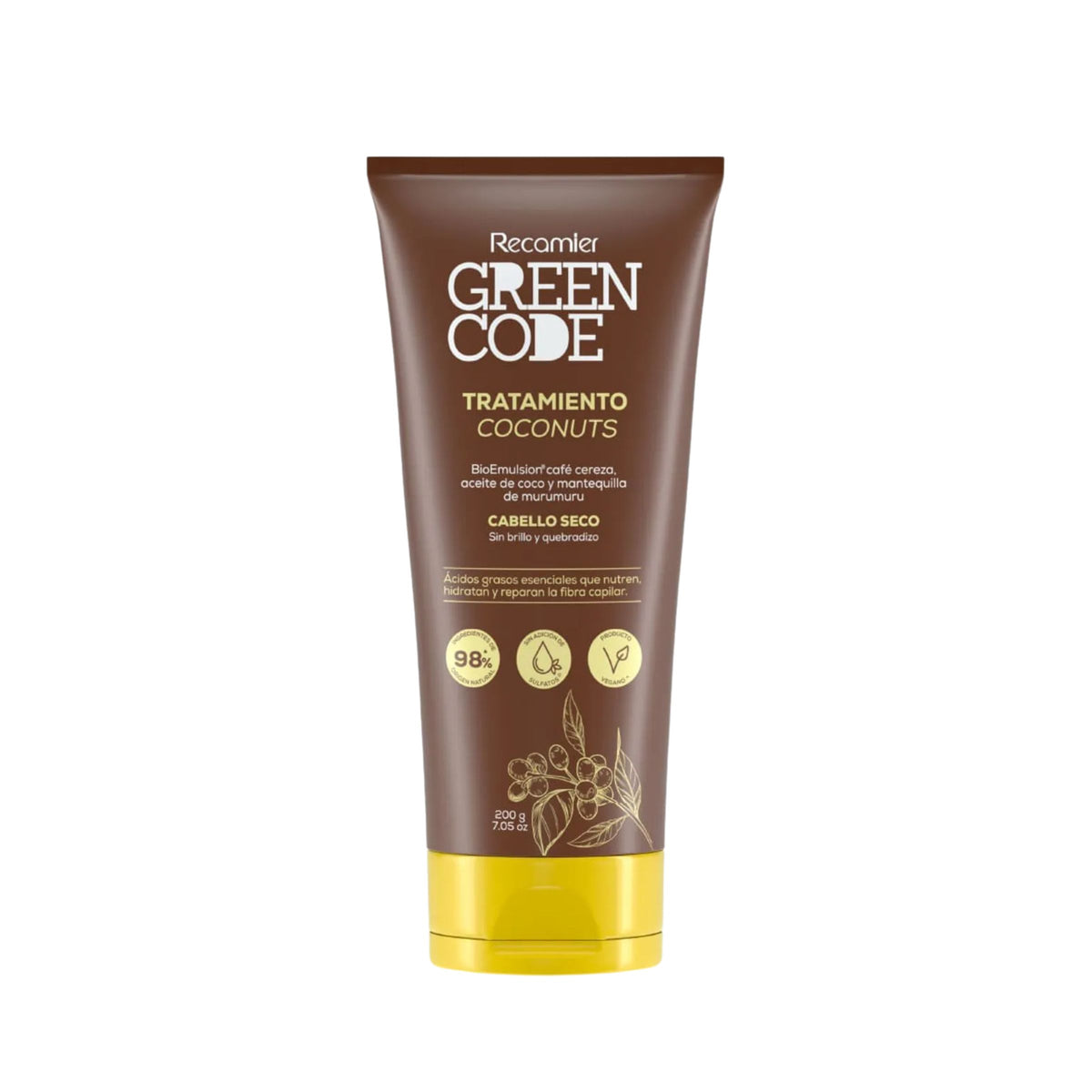 Trat Cabellos Secos Green Code 200 Gr