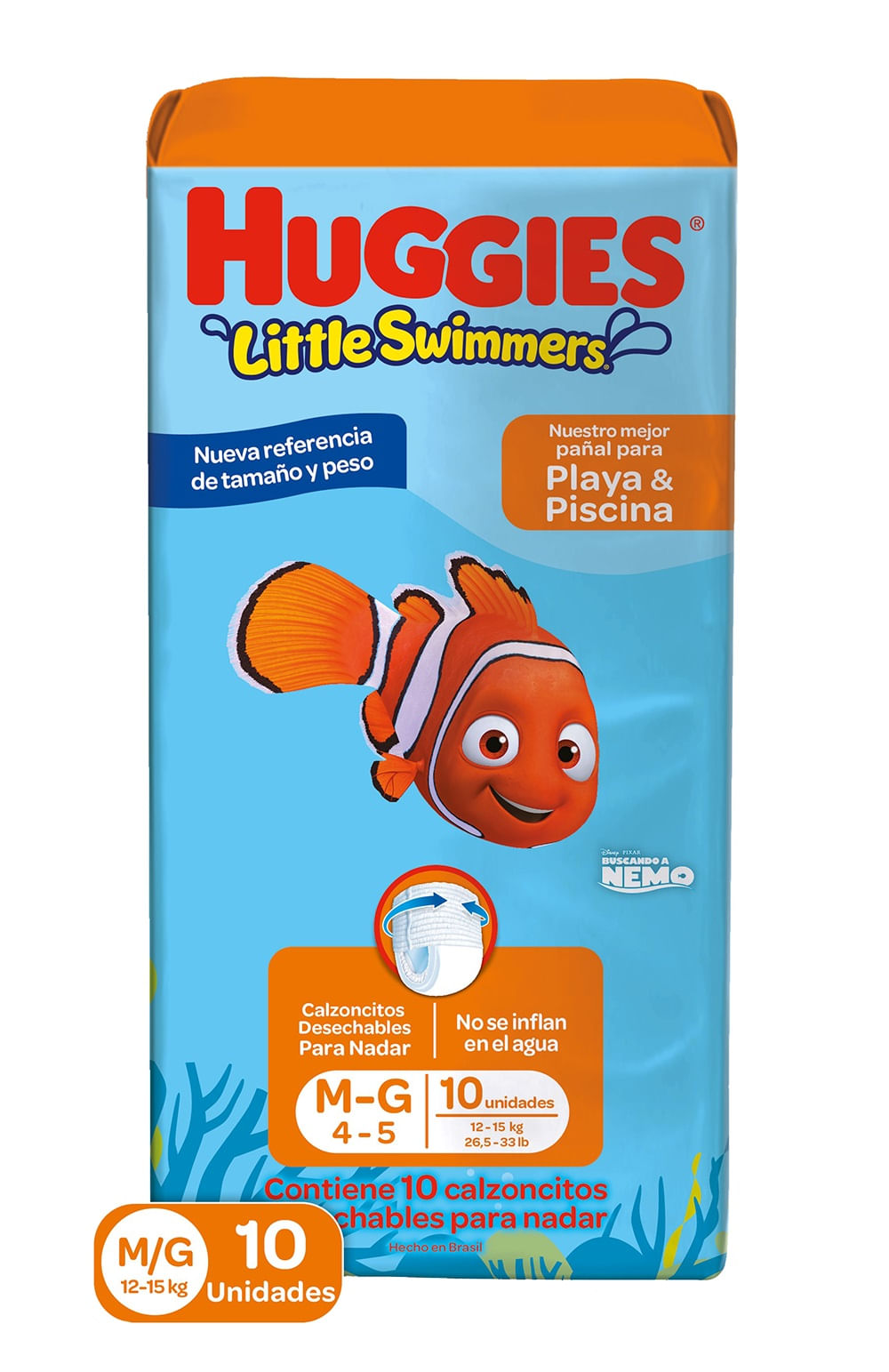Tratamiento Baño Huggies Little Swimmers 10 Unidades