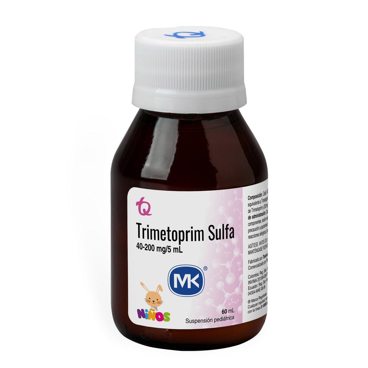 Trimetoprim Sulfa 40-200 SUSP.60 ML Mk