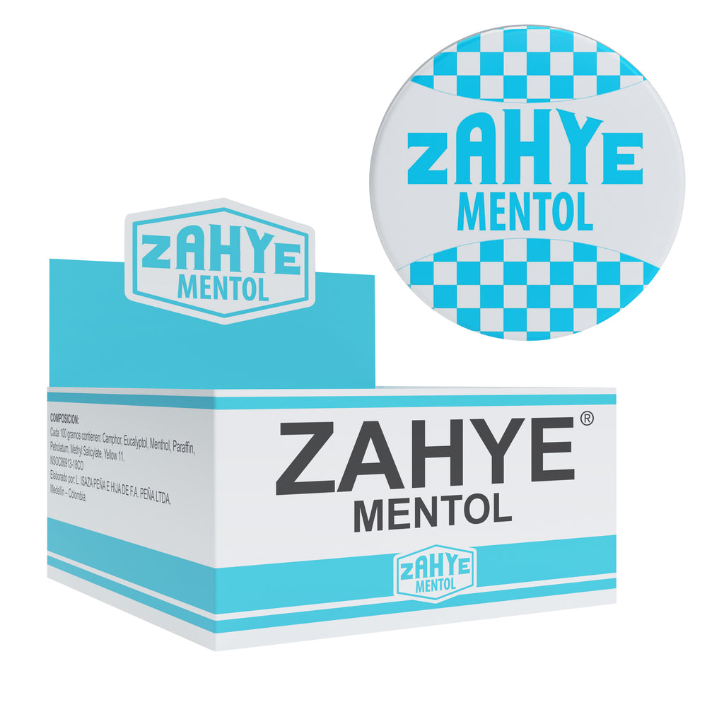 Unguento Mentol Zahye 12 Gr 12 Und