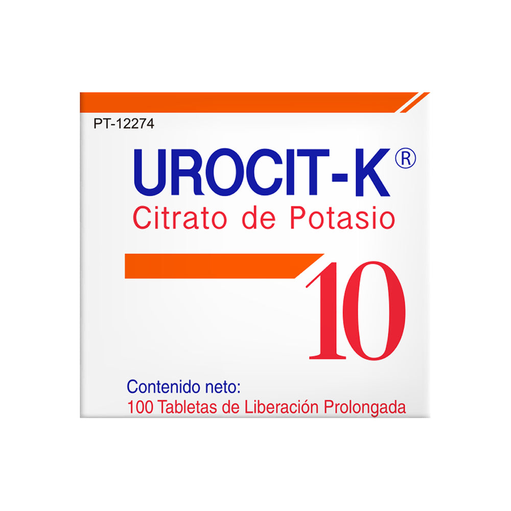 Urocit K 10 Meq Frasco 100 Tbs