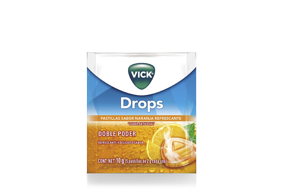 Vick Naranja 24 Sobres 5 Pastillas