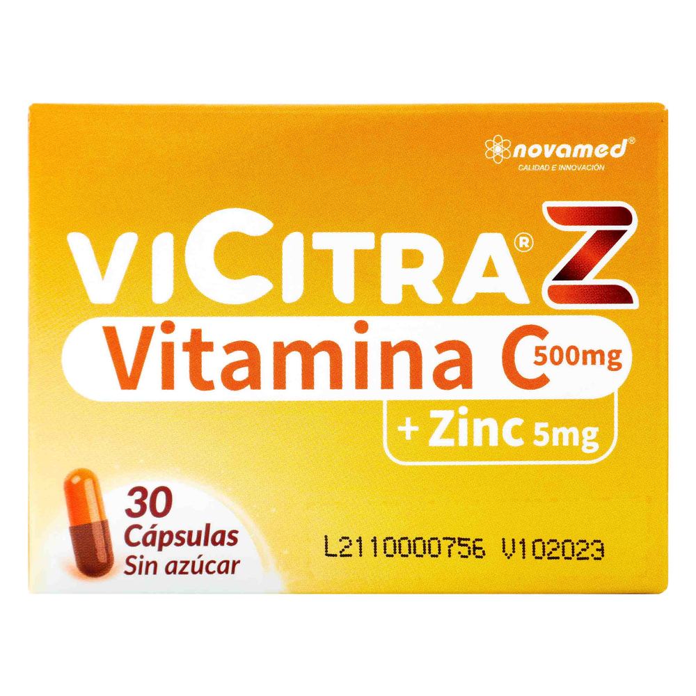 Vitamina C + Zinc Vicitra Z 30 Caps