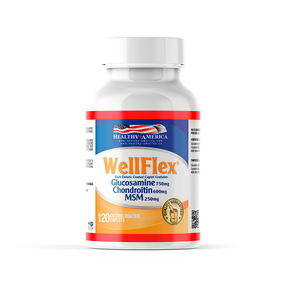 Wellflex 750MG/600MG/250MG 120 Tabs 