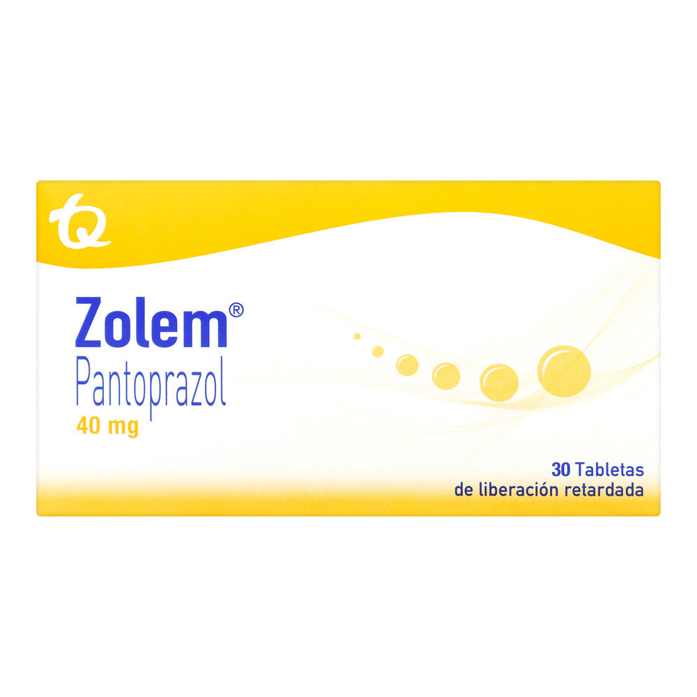 Zolem Pantoprazol 40 MG 30 Tbs