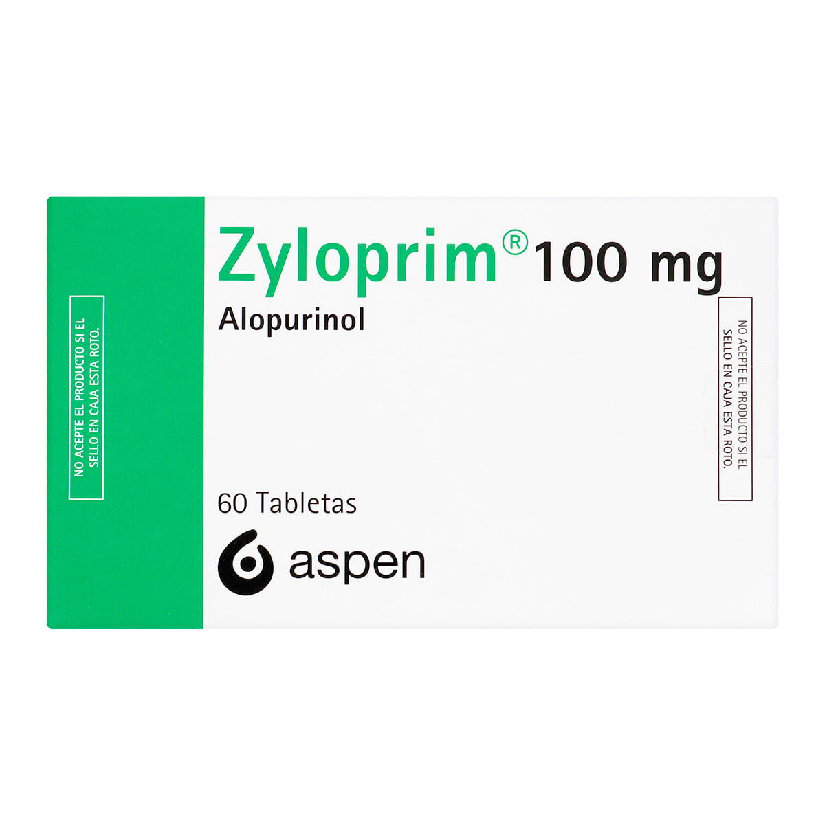 Zyloprim (Alopurinol) 100 MG 60 Tabs