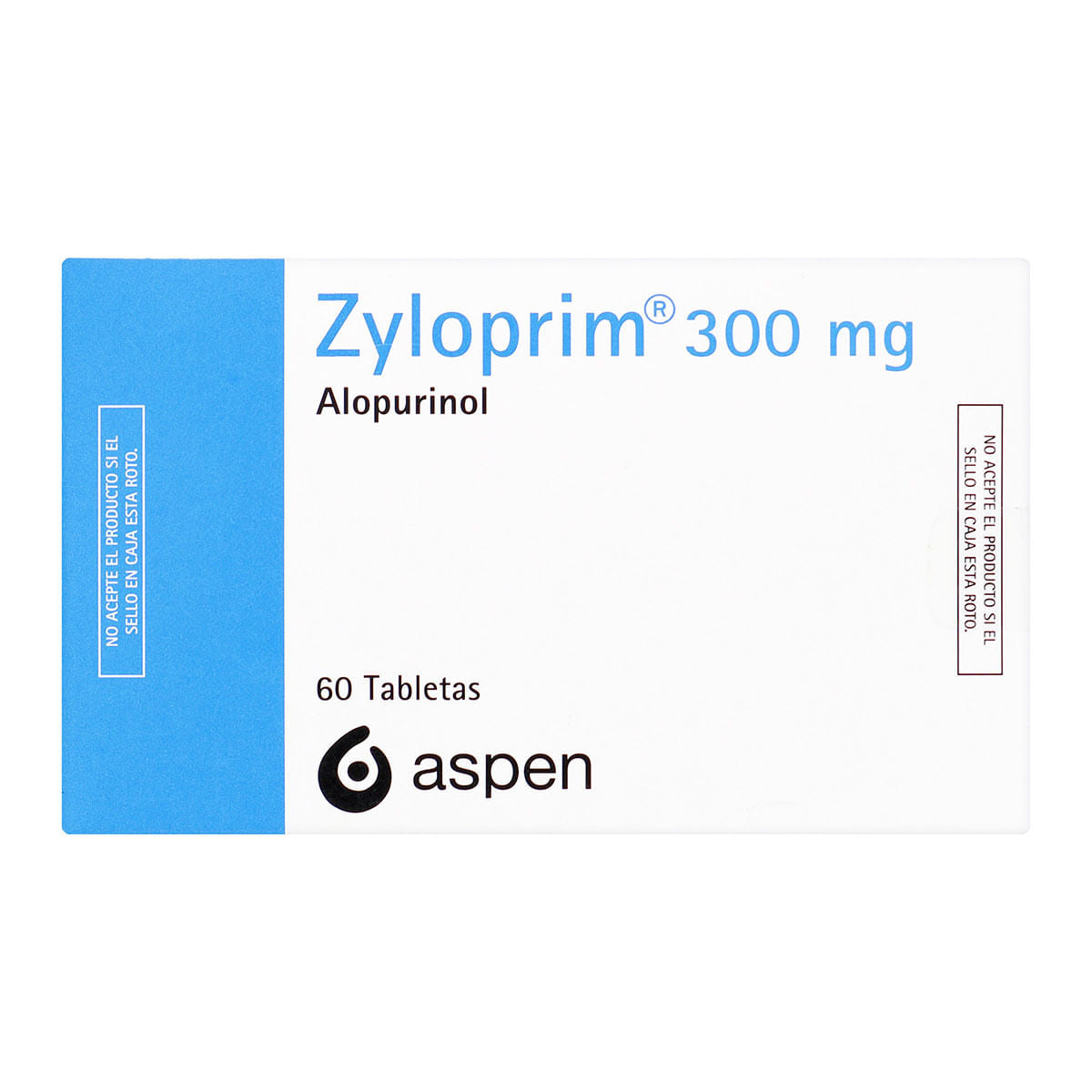 Zyloprim (Alopurinol) 300 MG 60 Tabs